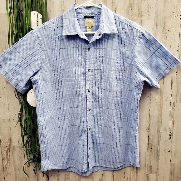 G.H. Bass and Co Button Down Shirt Blue Size Medium - Picture 7 of 7